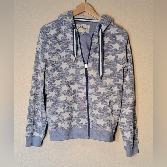 Soho Threads Zip Up Sweater - Picture 1 of 4